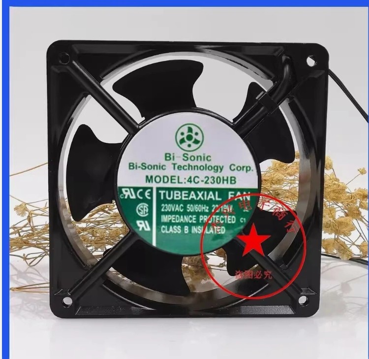 Bi-Sonic 4C-230HB 230VAC 22/19W 120*120*38MM Cooling Fan