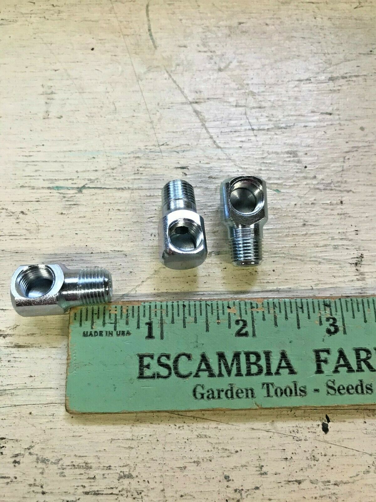 QTY 3 ALEMITE 90 DEG. ELBOW BODIES 1/8″ PTF 44701, B116A, J534, S8352C, 07-10P40