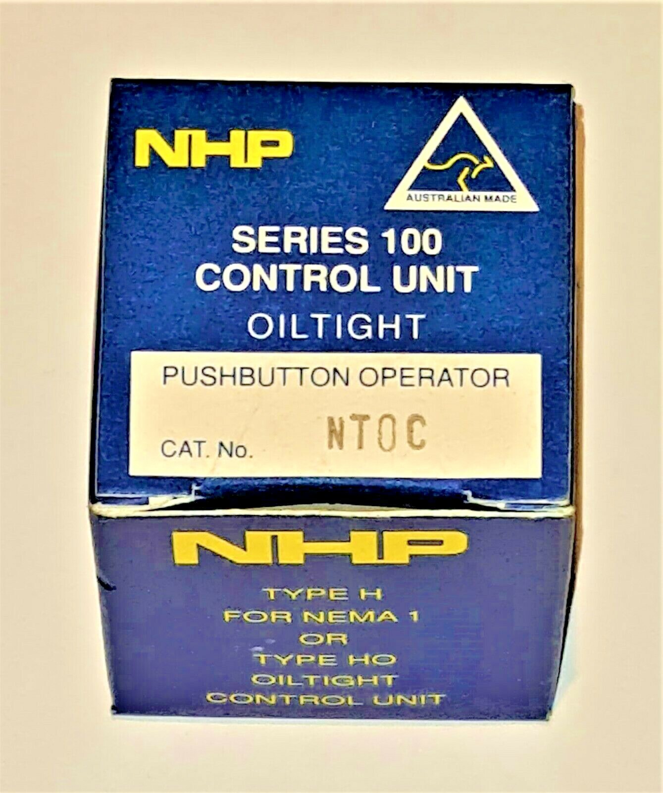 NHP NTOC Pushbutton 30.5mm Guarded Red Insert 1 N.O. 1 N.C. Type H for NEMA1