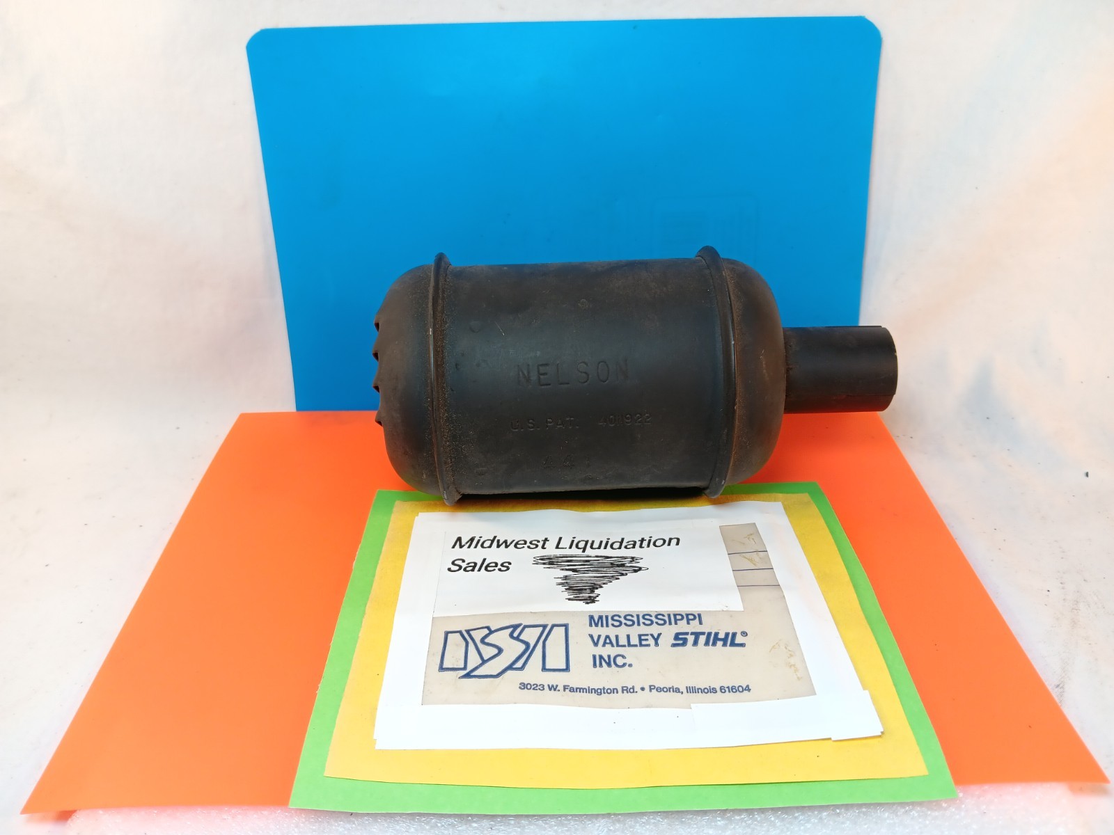 y26 NOS Nelson 441 Exhaust Muffler Steel