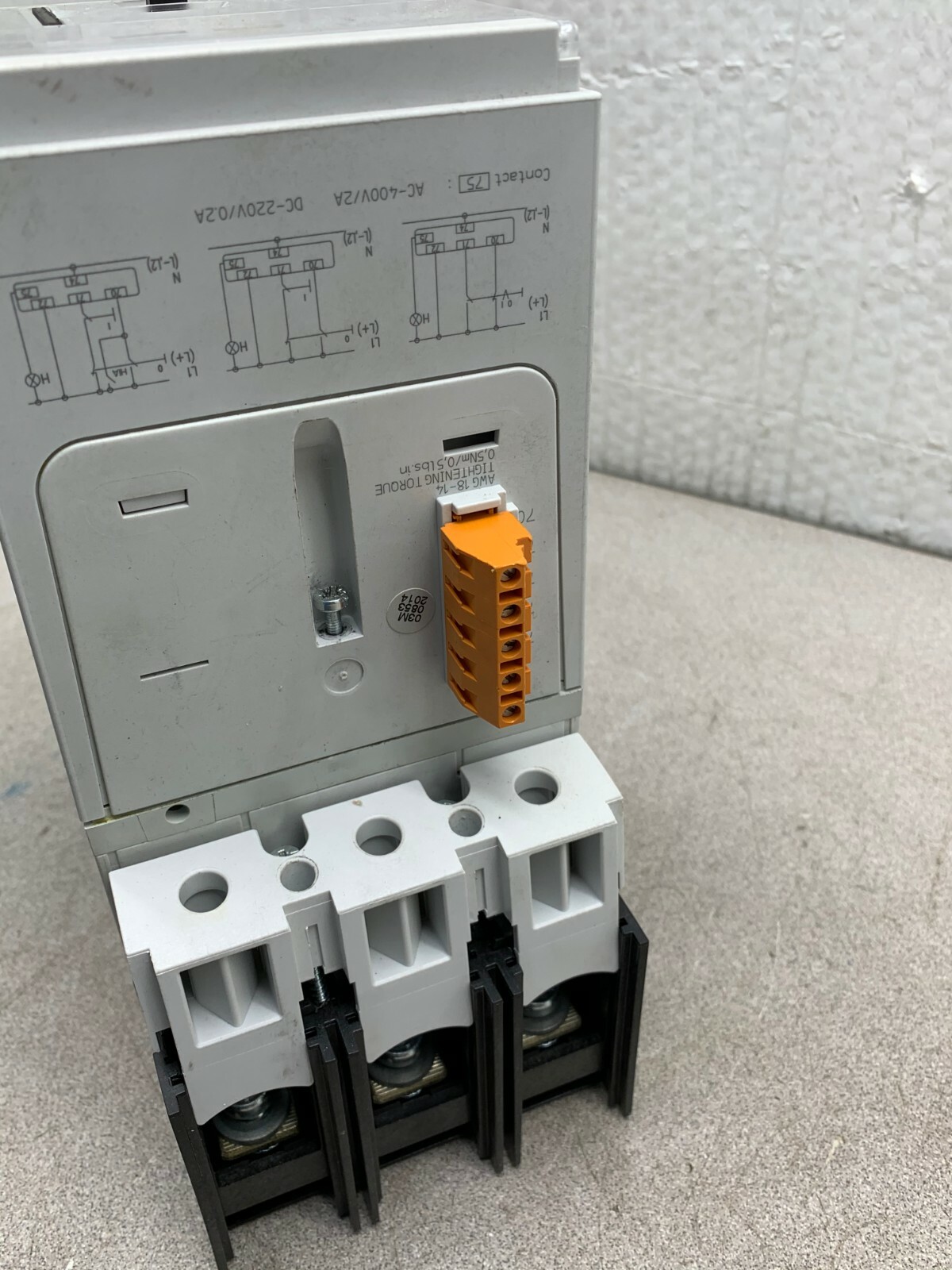 NEW EATON MOELLER 250AMP BREAKER WITH SYNCHRONIZED REMOTE OPERATOR NZM 2-XR