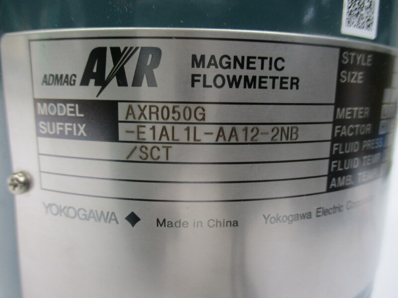 YOKOGAWA AXR050G AXR050G-E1AL1L-AA12-2NB/SCT 14.7-42VDC -10′-+130’C NSNP