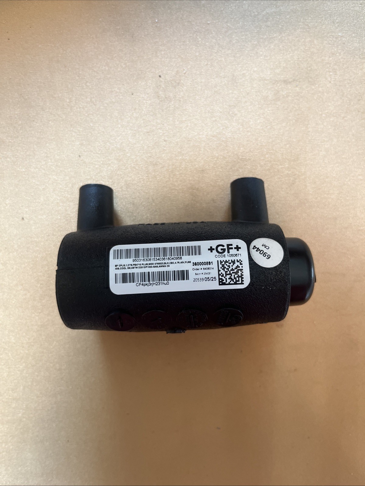 +GF+ CENTRAL ELECTROFUSION EF CAP 4 IPS PE4710 KIT 4.7R 40V