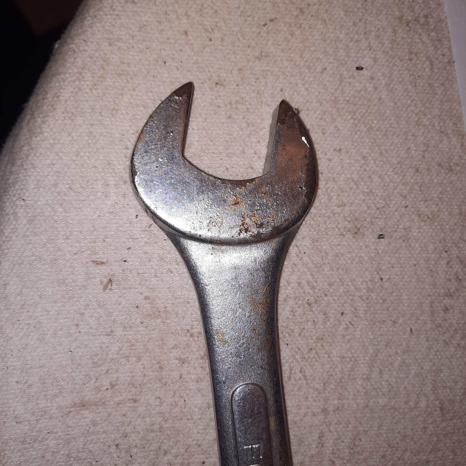 Paramount Combination Wrench 12 pt. 15/16 in. Some peeling chrome.