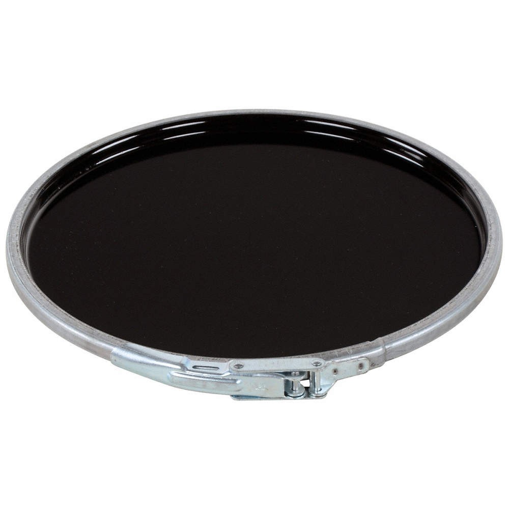 APPROVED VENDOR LID-STL-LL-UN Steel Pail Lid,Black,Steel 6MRJ1