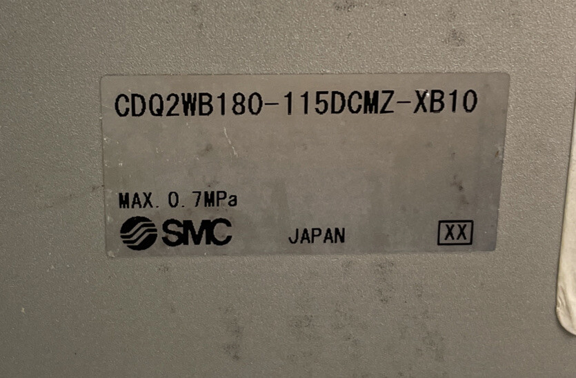 SMC CQ2-Z COMPACT CYLINDER, CDQ2WB180-115DCMZ-XB10, CDQ2WB180115DCMZXB10