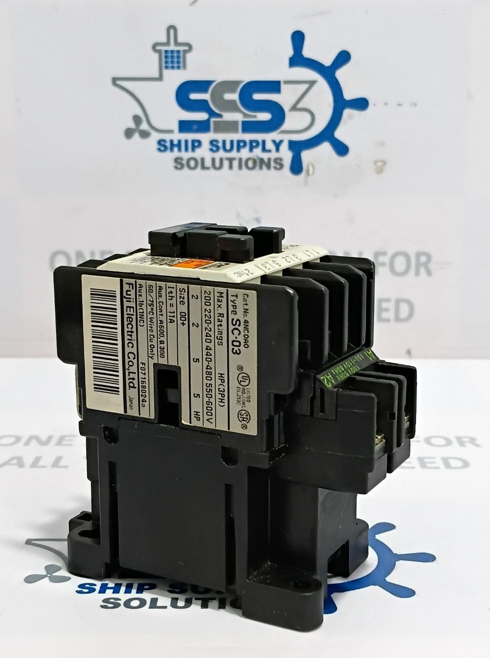 Fuji Electric SC-03 Contactor 11A Coil Voltage 100V 50Hz 100/110V 60Hz