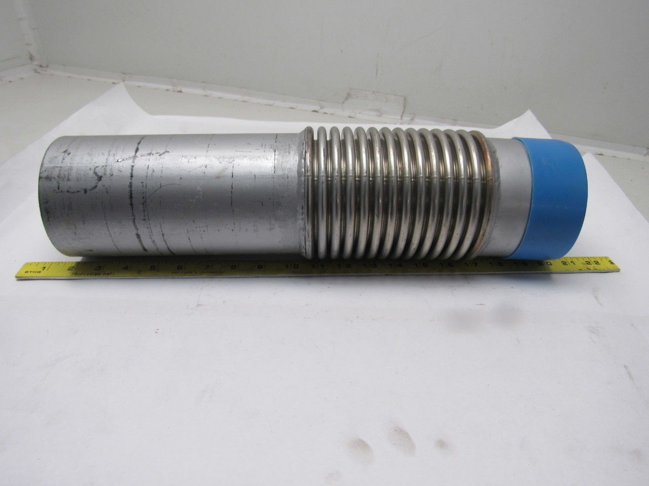 4″ Threaded x Weld On Single Bellow Flexible Expansion Coupling Tail Pipe