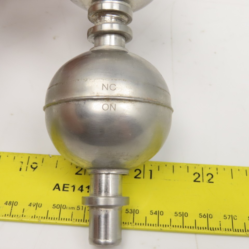 Dual Liquid Level Float Switch 11-1/2″ OAL Stainless Steel