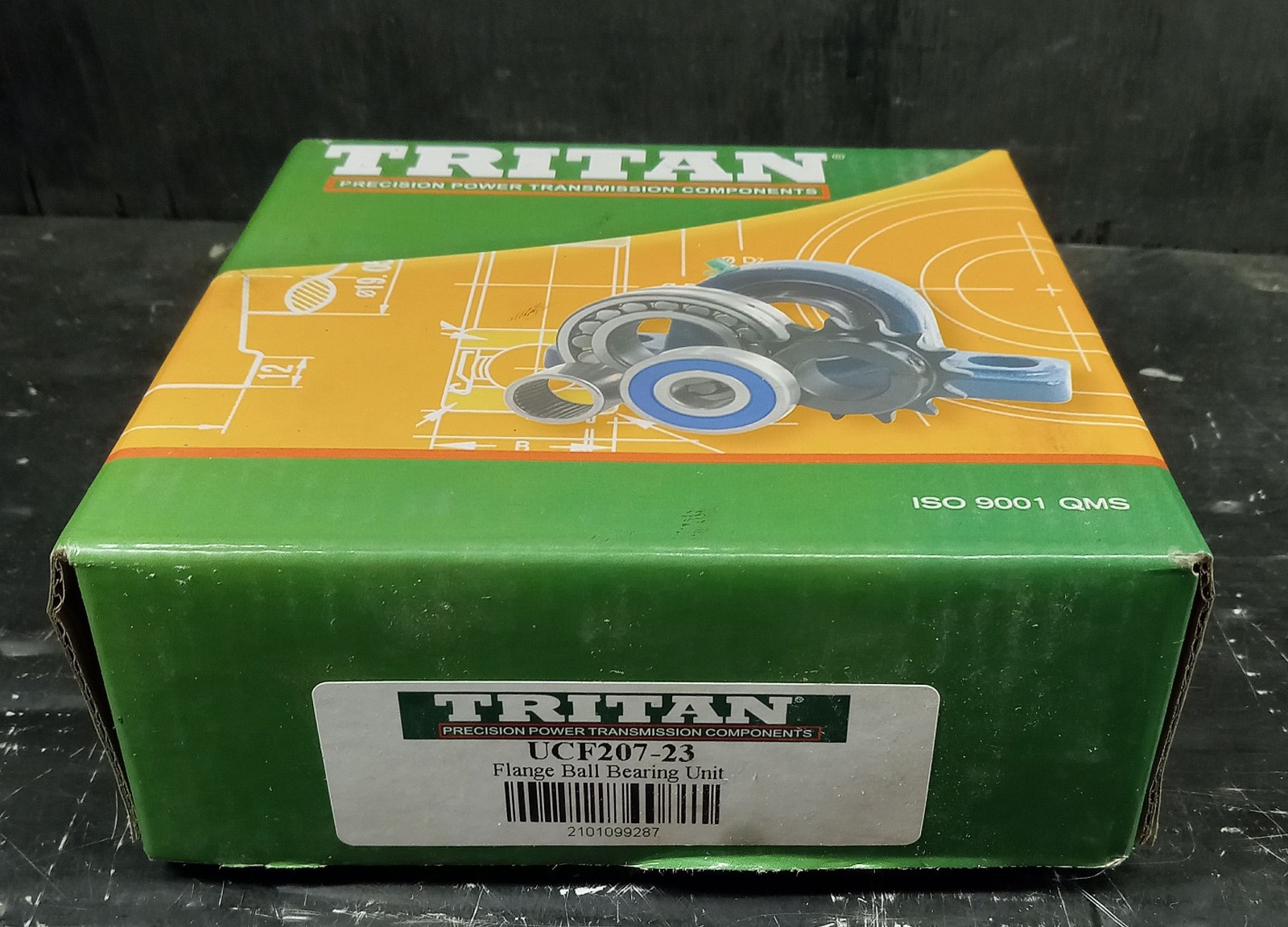 1 NEW TRITAN UCF207-23 4-BOLT FLANGE BEARING NIB ***MAKE OFFER***