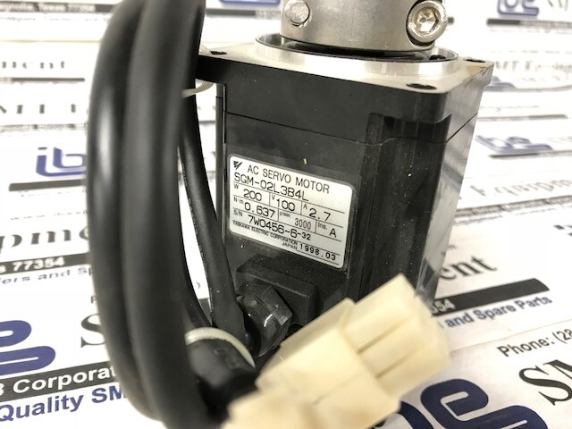 Yaskawa AC Servo Motor – SGM-02L3B4L w/Warranty