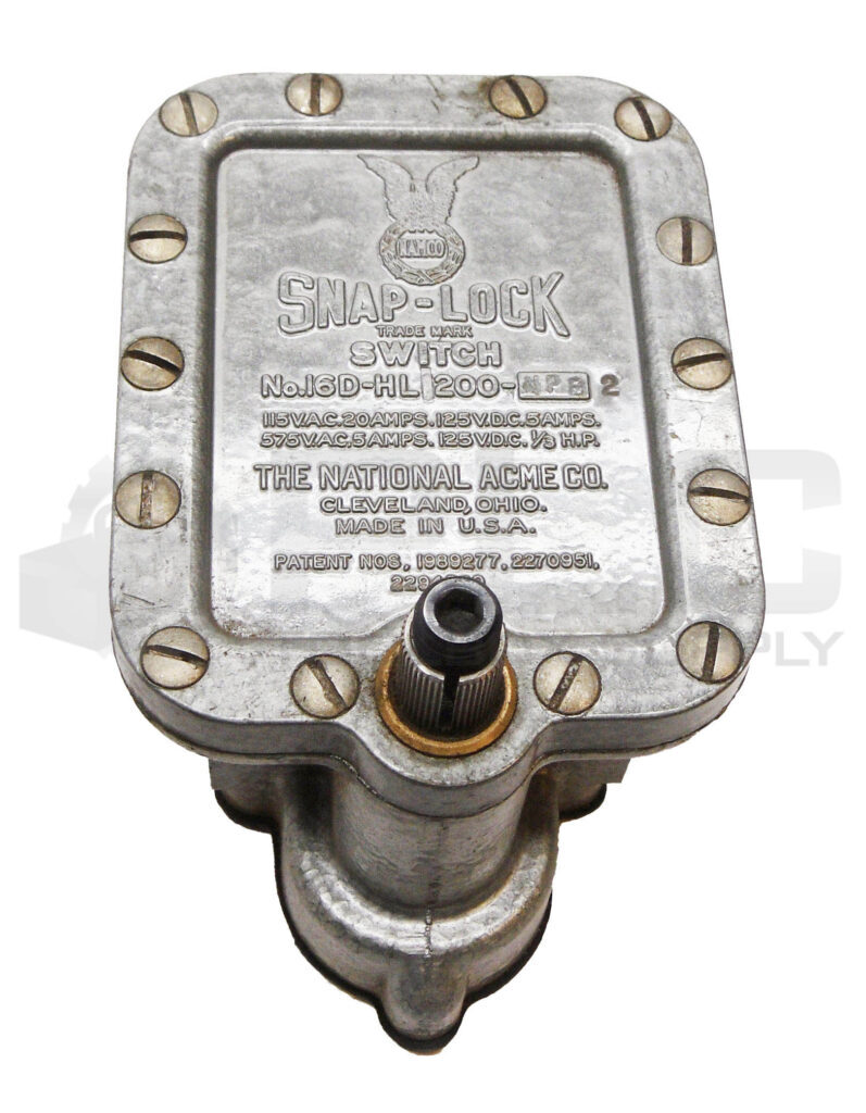 NEW NAMCO 16D-HL1200-NPB2 SNAP LOCK SWITCH 575VAC 125VDC 20A 1/3HP *READ*
