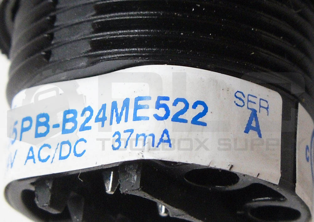 ALLEN BRADLEY 855PB-B24ME522 /A LED INDICATOR LIGHT AMBER 24V AC/DC
