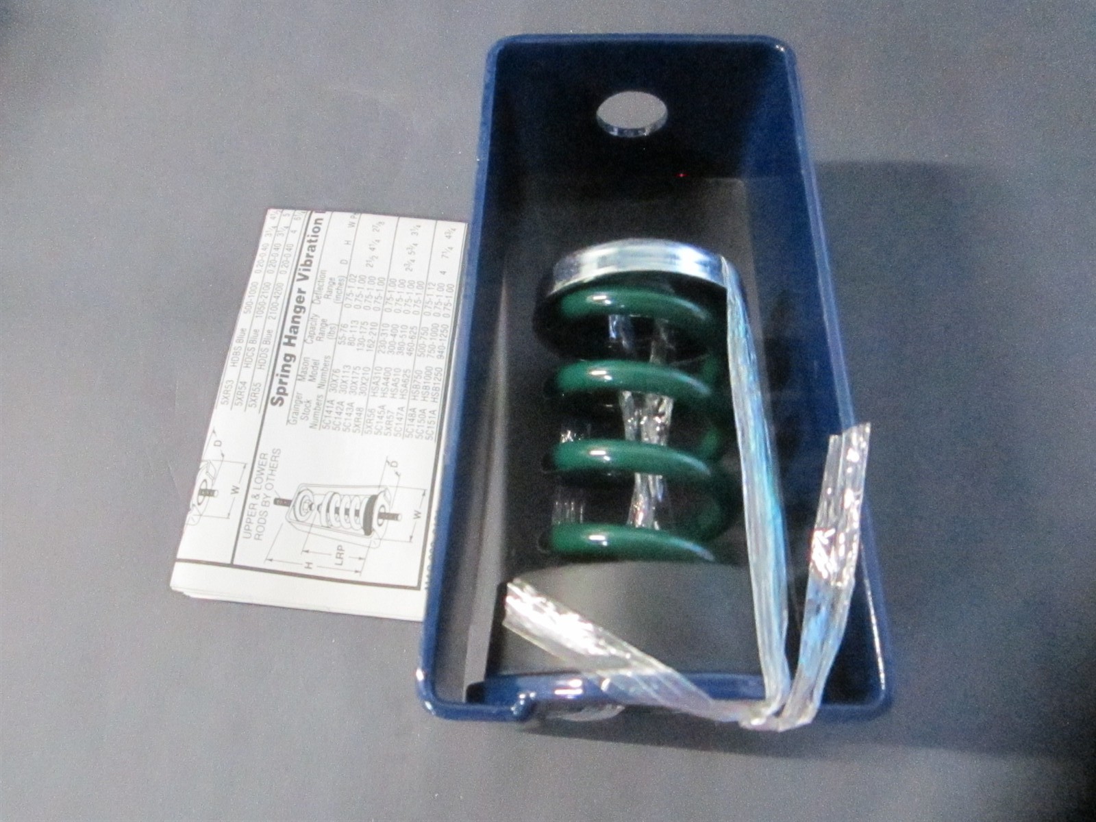 Mason (5C145) 5-3/4 x 2-3/4″ x 3-1/4″ 300-400lb Spring Hanger Vibration Isolator