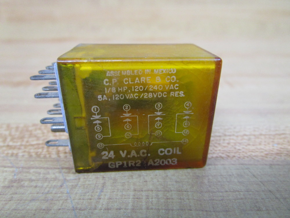 C.P. Clare & GP1R21A2003 Midwesco Relay 450101 (Pack of 2)