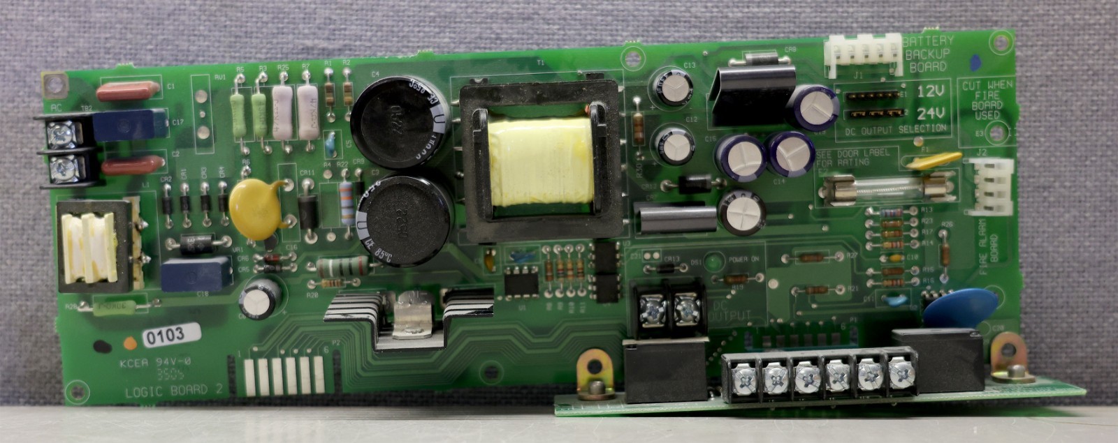 Von Duprin PS873/280S Power Supply Logic Board