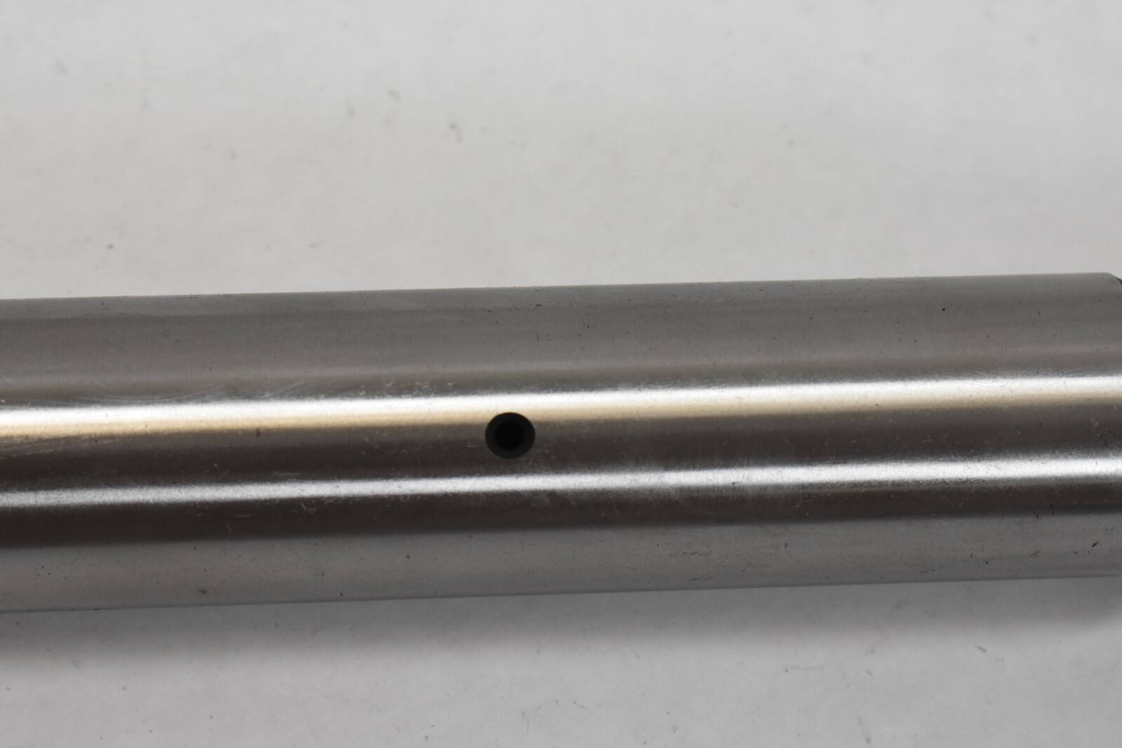 Linear Shaft Tapped End x Threaded End Wrench Flats Crossed Drilled Hole Steel