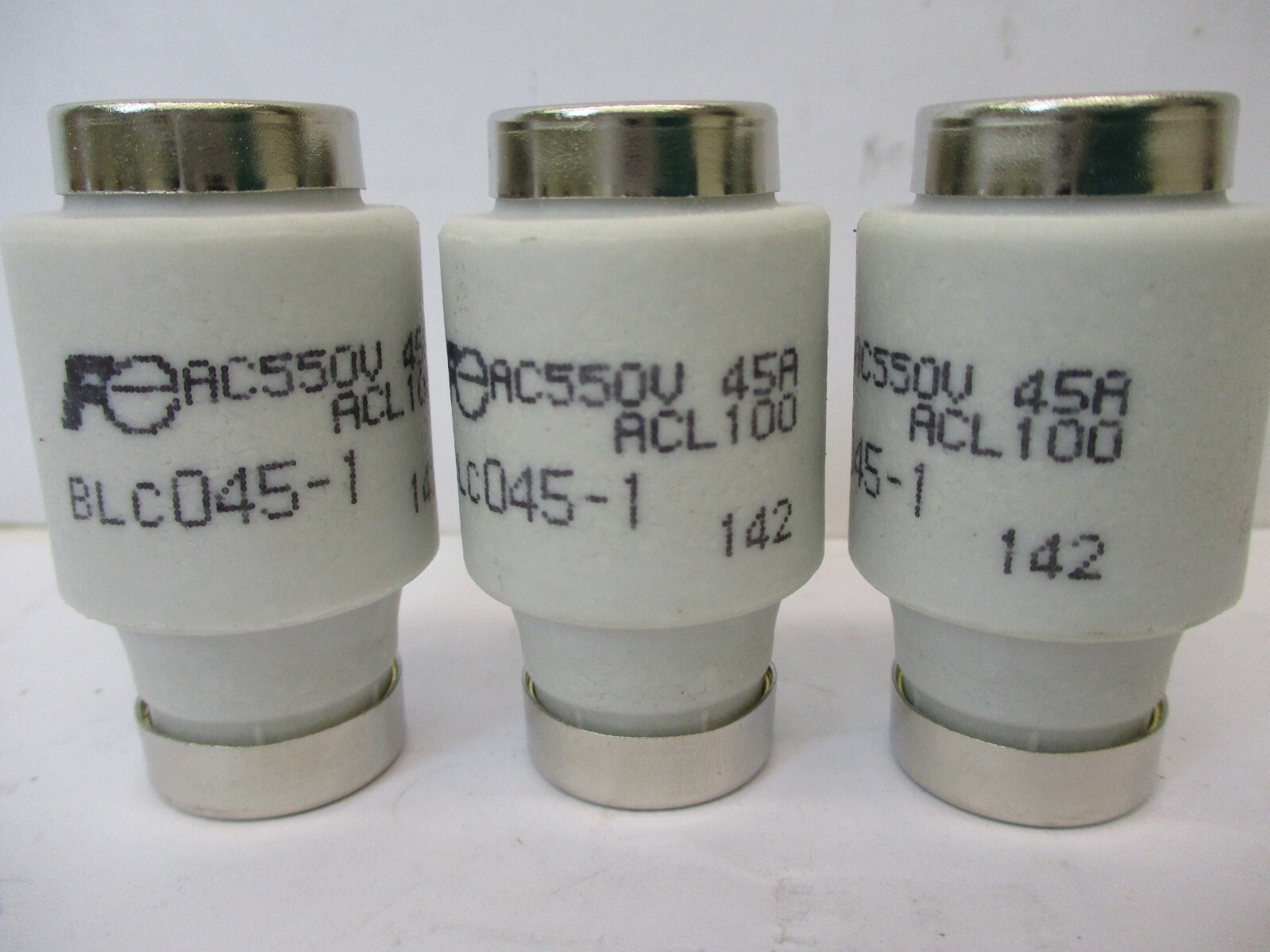 New Open Box Lot Of 3 Pieces FE Fuse AC550V 45A ACL100 BLC045-01 A1715ELL