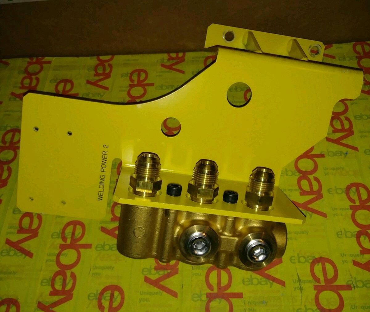 Fanuc AIR WATER SUPPLY RETURN BRASS TRANSFER W BRACKET fast free shipping NEW