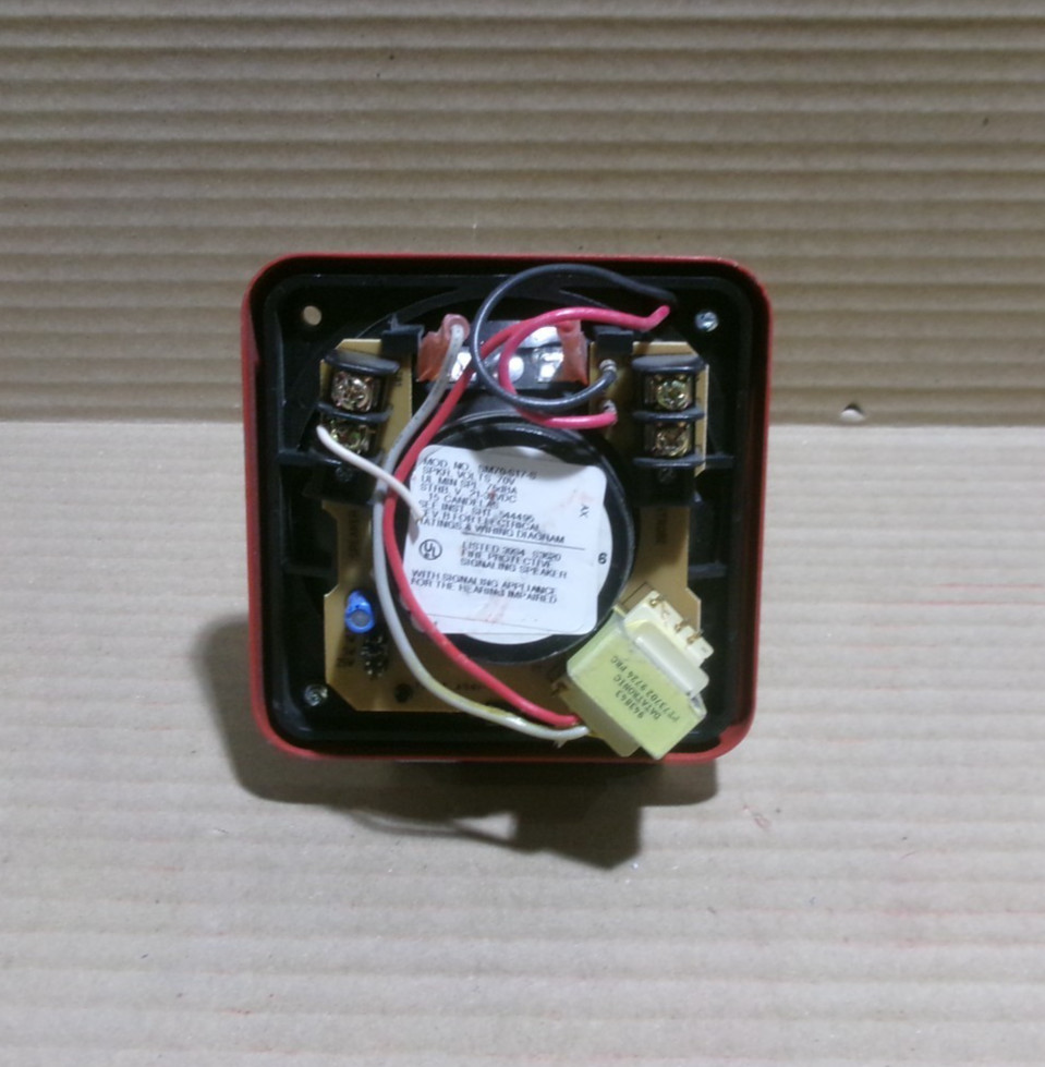 Cerberus Pyrotronics SM70-S17-S Horn Strobe Fire Alarm AK