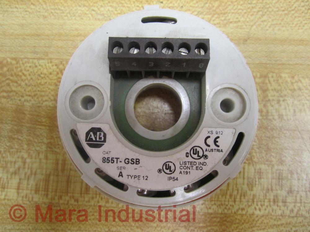 Allen Bradley 855T-GSB Mounting Base 855TGSB Series A