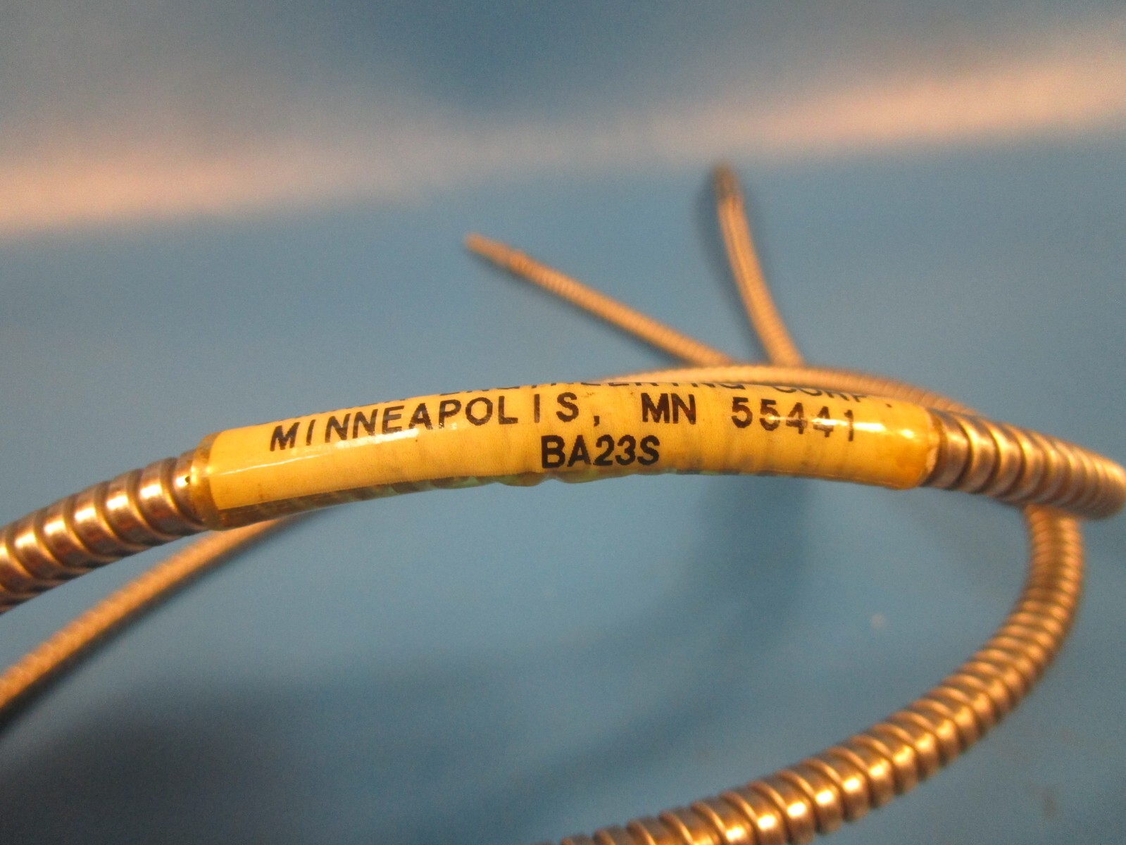 BANNER BA23S, M Fiber Optic Cable, 36″, Reflective Sensor Mode, 0.125″ Dia Glass