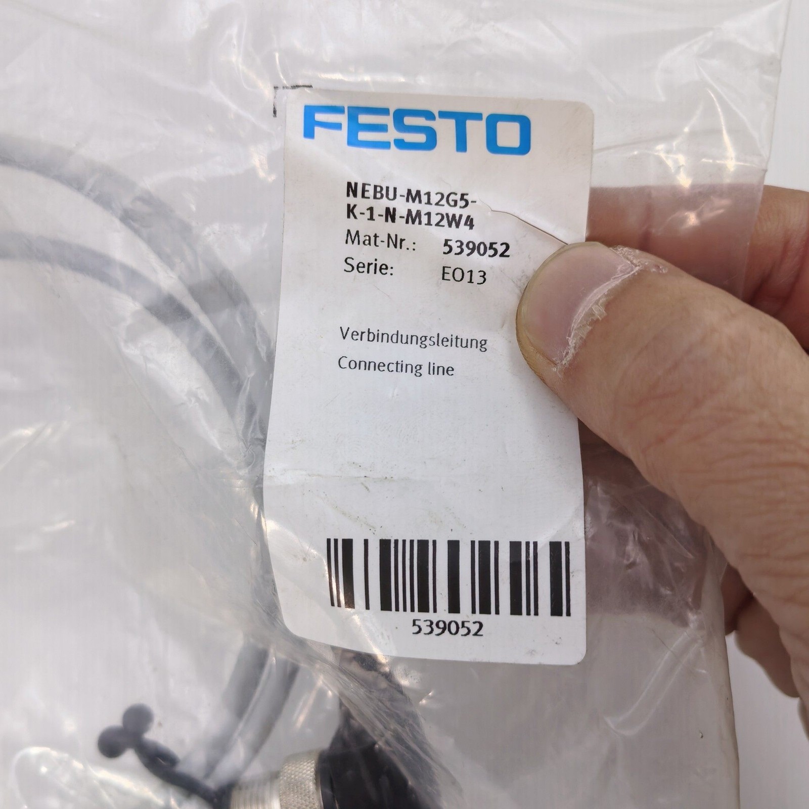 one FESTO NEBU-M12G5-K-1-N-M12W4 539052 NEW Accept counteroffer