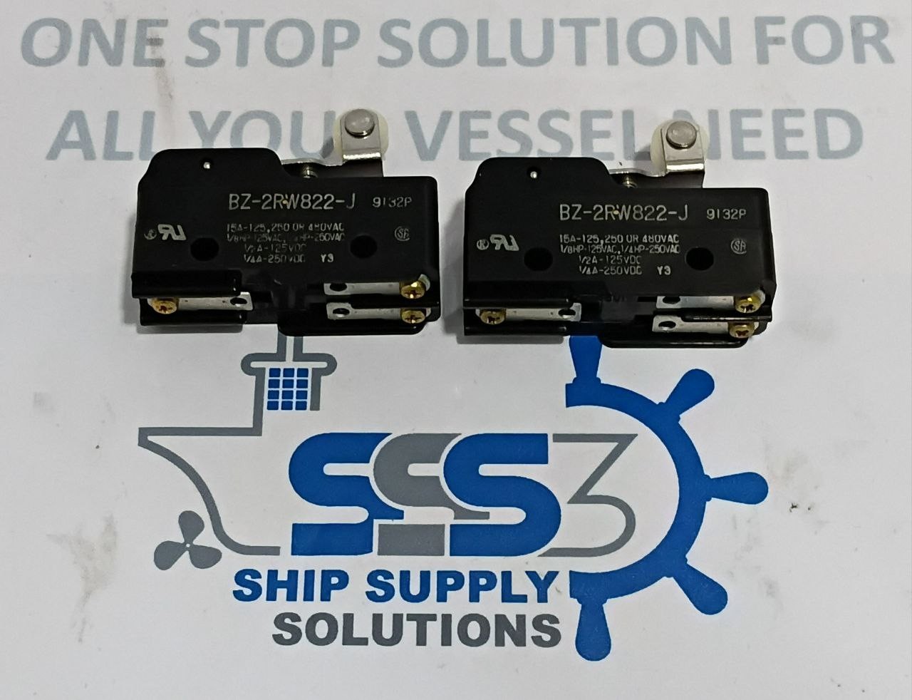 Yamatake Honeywell BZ-2RW822-J Micro Switch 15A-125 -250 OR 480V AC