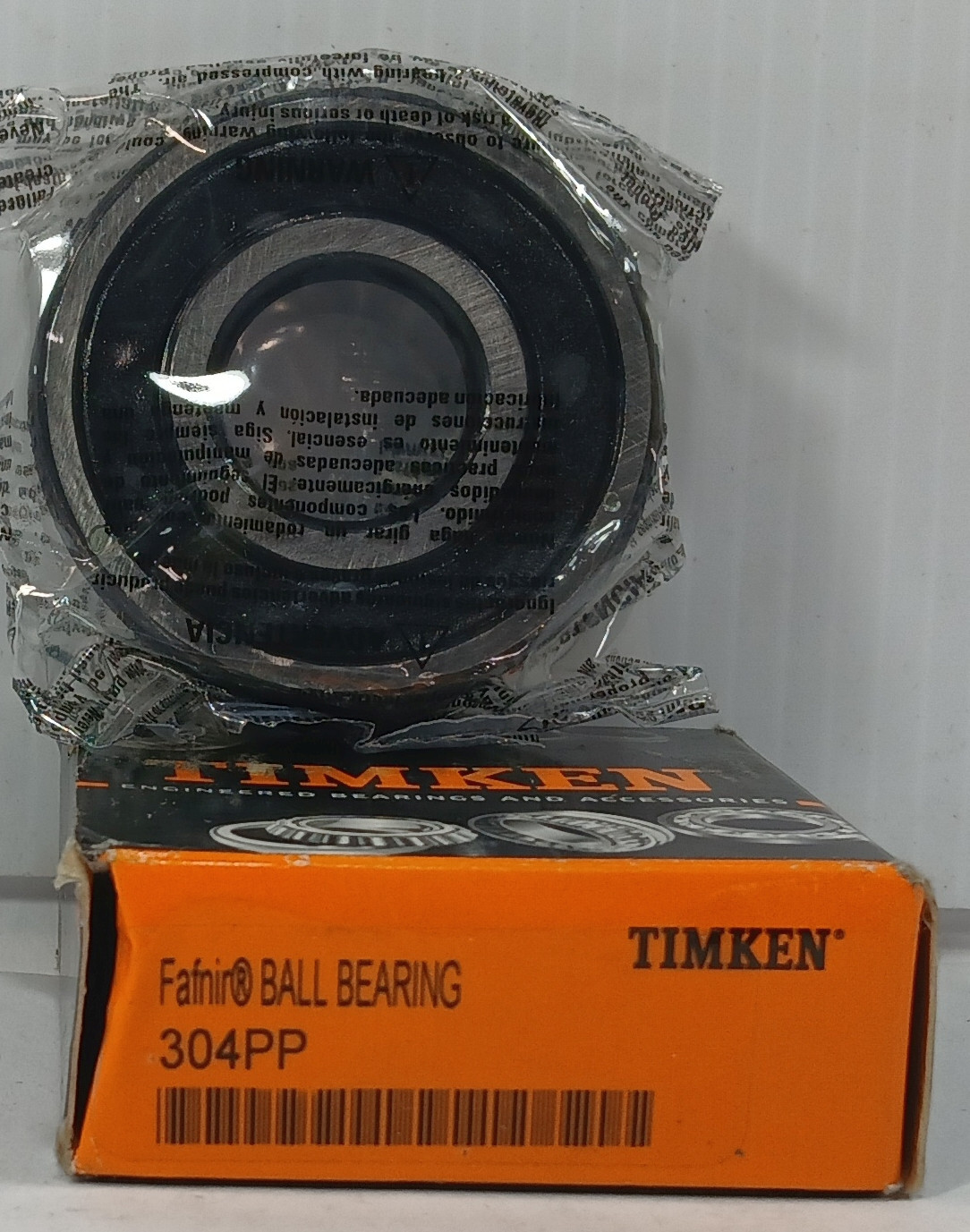 1 NEW TIMKEN 304PP 20X52X15 RADIAL DEEP GROOVE BALL BEARING NIB ***MAKE OFFER***