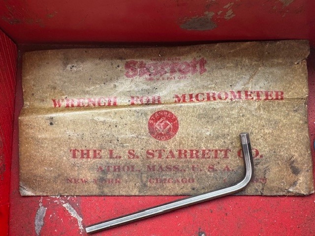Vintage Van Norman / Starrett Catspaw Shoe Sizes For No. 777-S-4 Boring Bar Kit