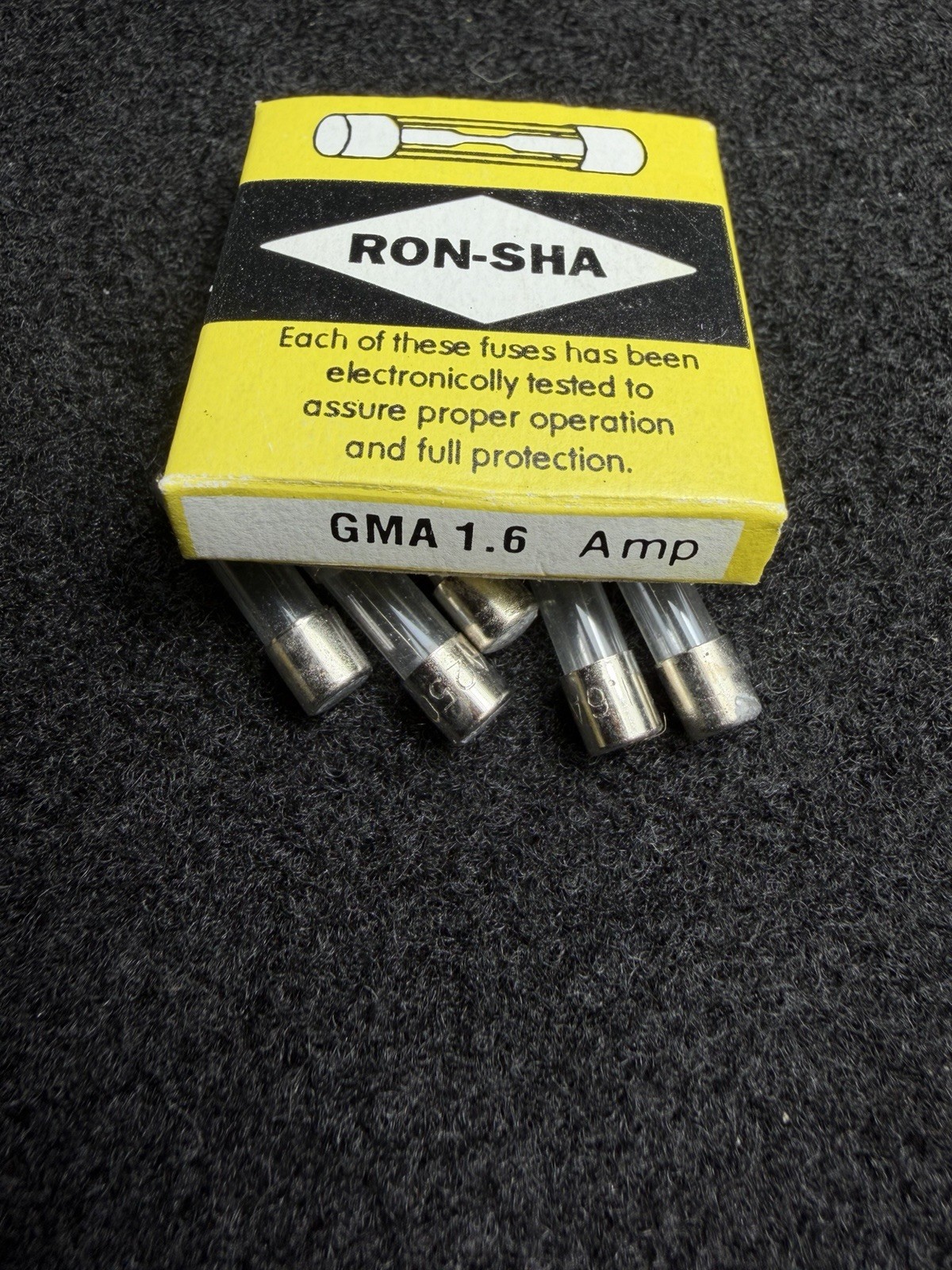 Ron-Sha GMA-1.6 Fuse Cross Ref 6F100 Fine Wire Element (Pack of 5)