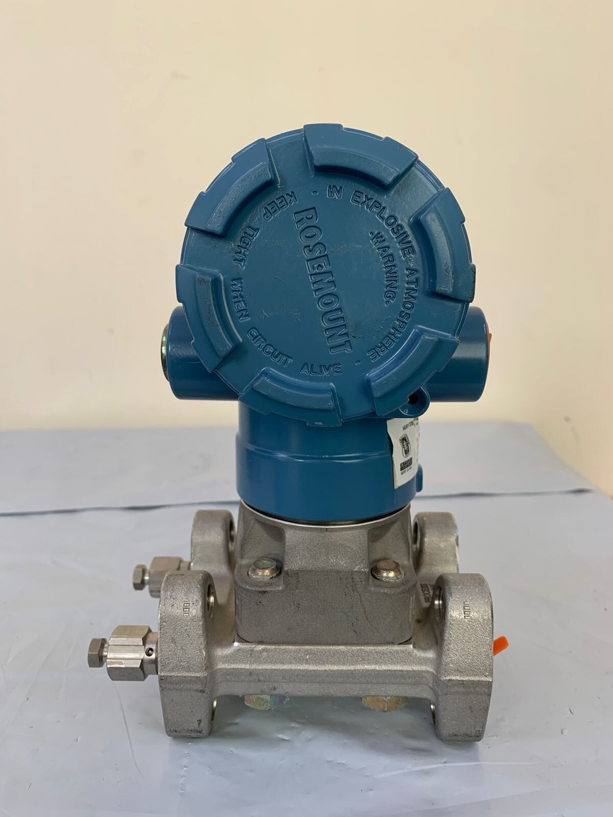 Rosemount / 2051 Pressure Transmitter / HART / WP 3626PSI-250BAR / Cal.0-200MBAR
