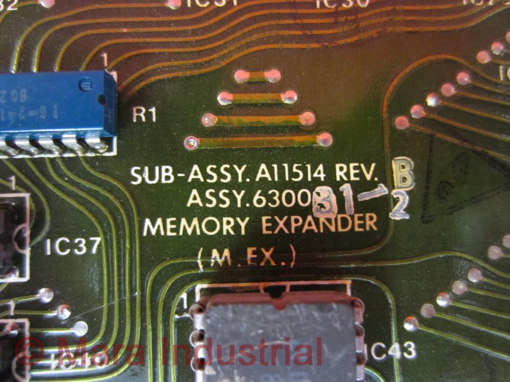 Avtron A11514 Memory Expander Board Rev B