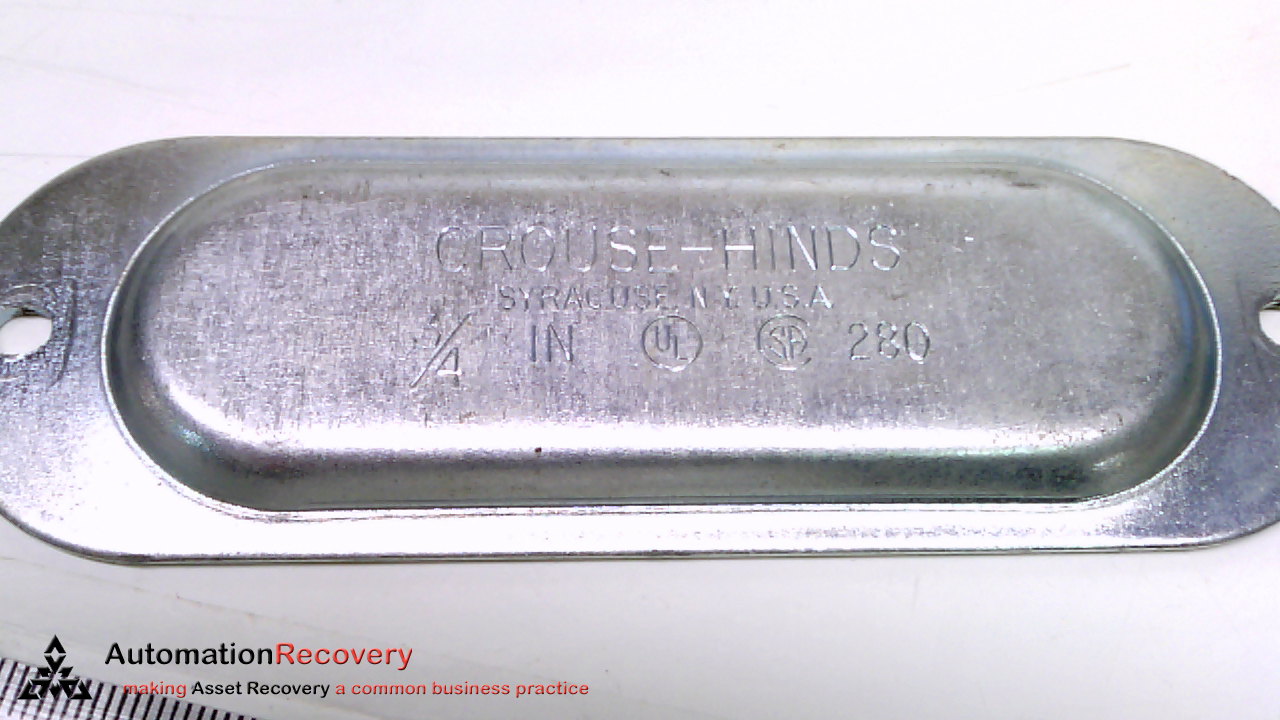 CROUSE-HINDS 280 STEEL SHEET FORM 8 COVER, 3/4″, SEE DESC #214198