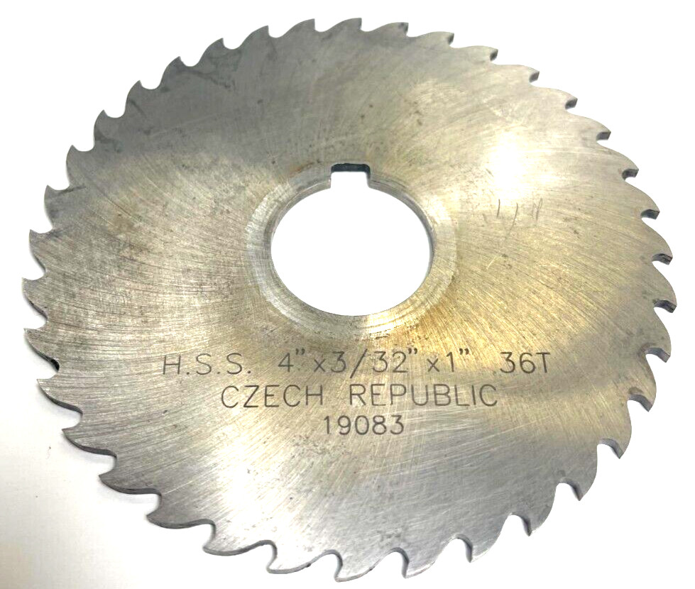 CZECH REPUBLIC HSS 36T 4″ X 3″/32″ X 1″ 19083 METAL SPLITTING SAW