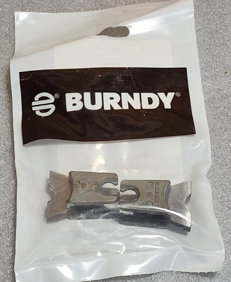 Burndy W-162 W Die Index 162 NEW ( 1 bag or 2 Pieces)