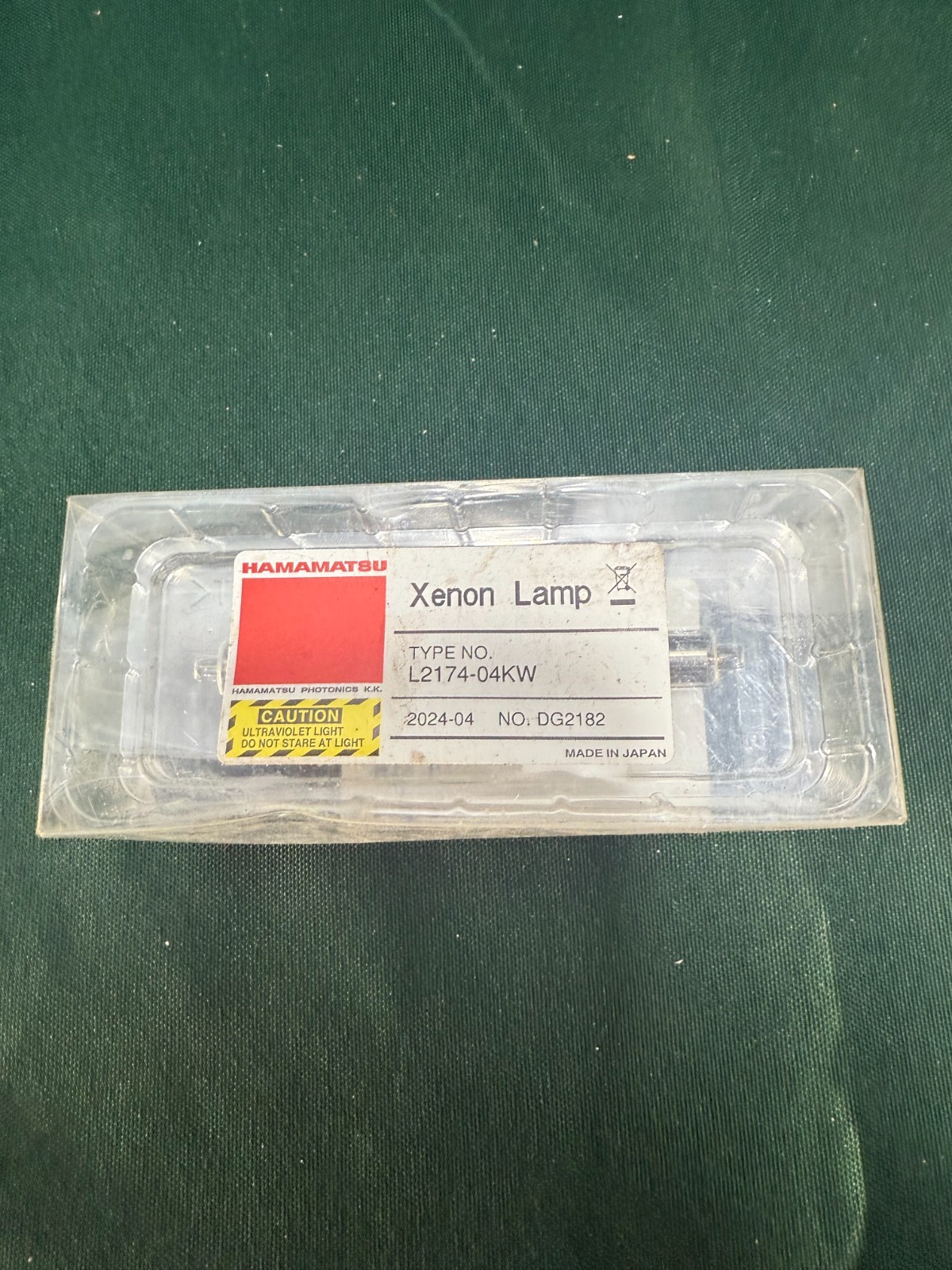 HAMAMATSU L2174-04KW XENON LAMP