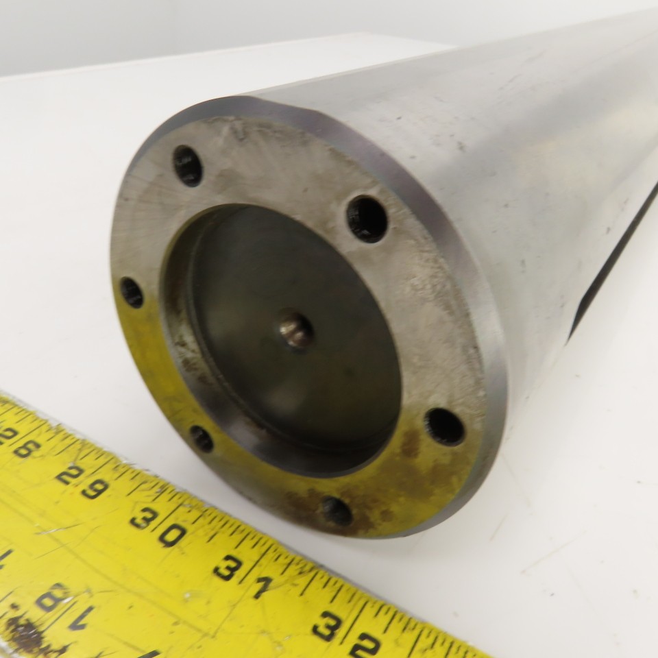 3.9200″ OD Steel Machine Cylinder W/Flat Spots 24-7/16″ OAL W/0.450″ Key Way