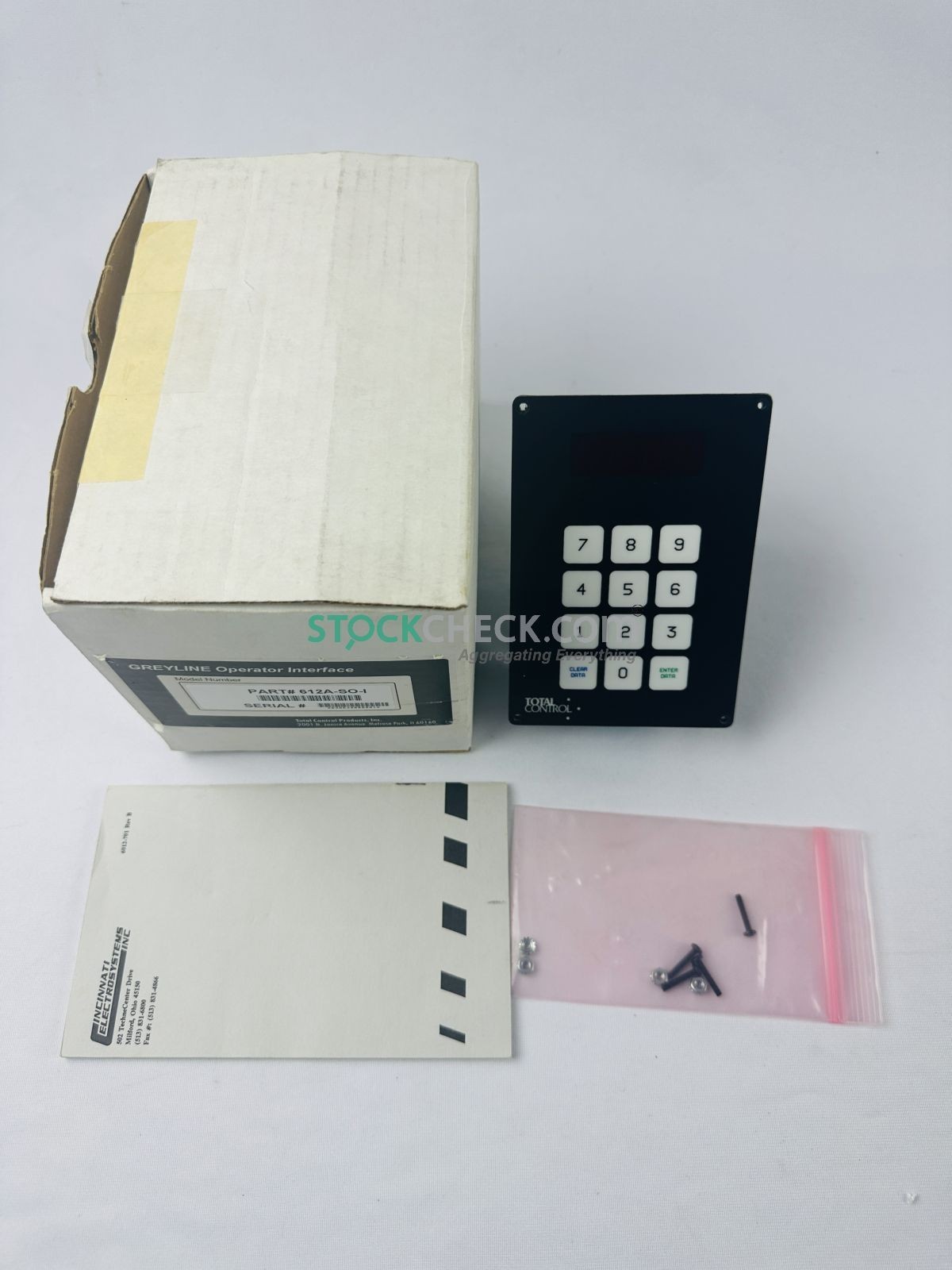 Total Control 612A-SO-I Speed Control Display