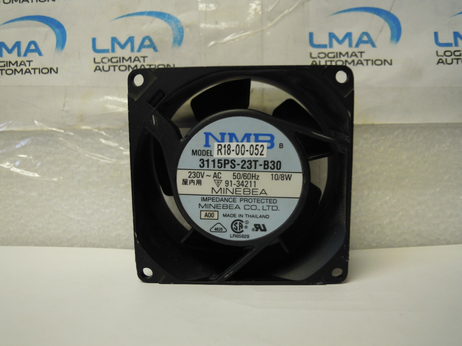 NMB 3115PS-23T-B30 ALUMINUM AC COOLING FAN 230VAC 50/60Hz 10/8W 80x80x38mm **NEW