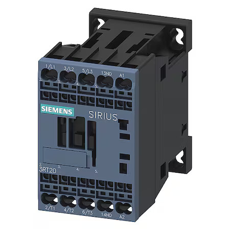 Siemens 3Rt20152ak61 Iec Magnetic Contactor, 1No, 110V-120V Ac, 3 P,
