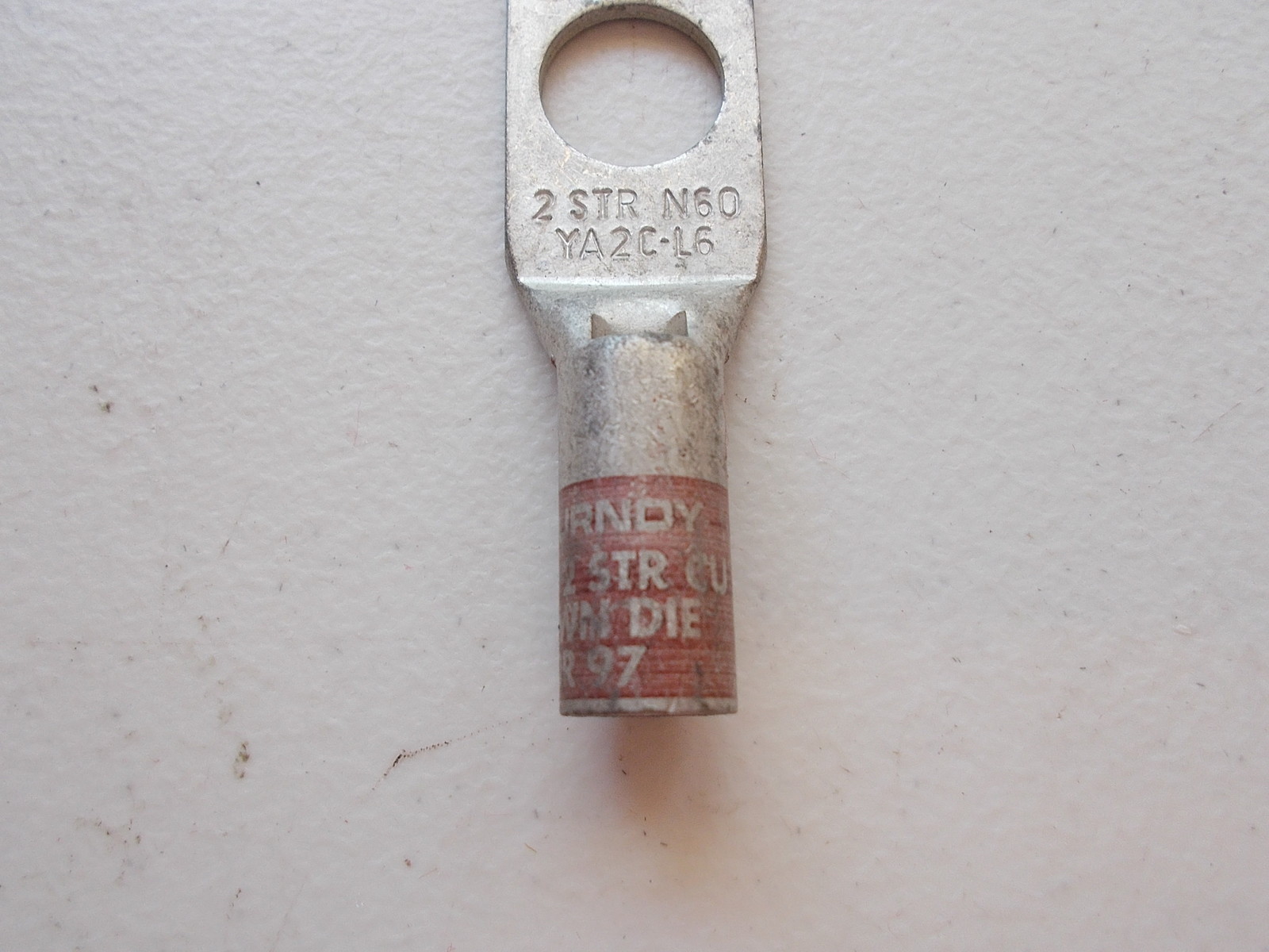 Burndy YA2C-L6 2 STR N60 Brown Die 10 or 97 Terminal Lug Crimp *FREE SHIPPING*