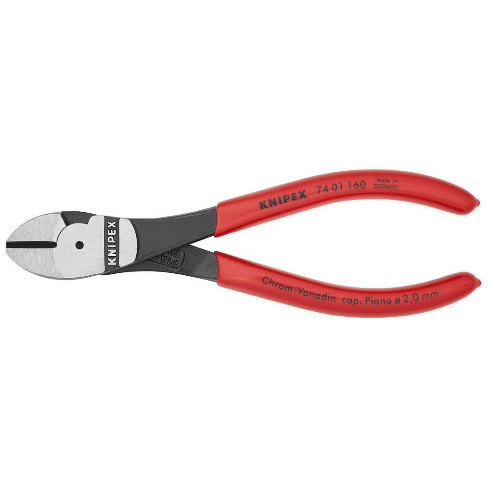 KNIPEX 74 01 160 SBA Diagonal Cutting Plier,6-1/4″ L 10T992