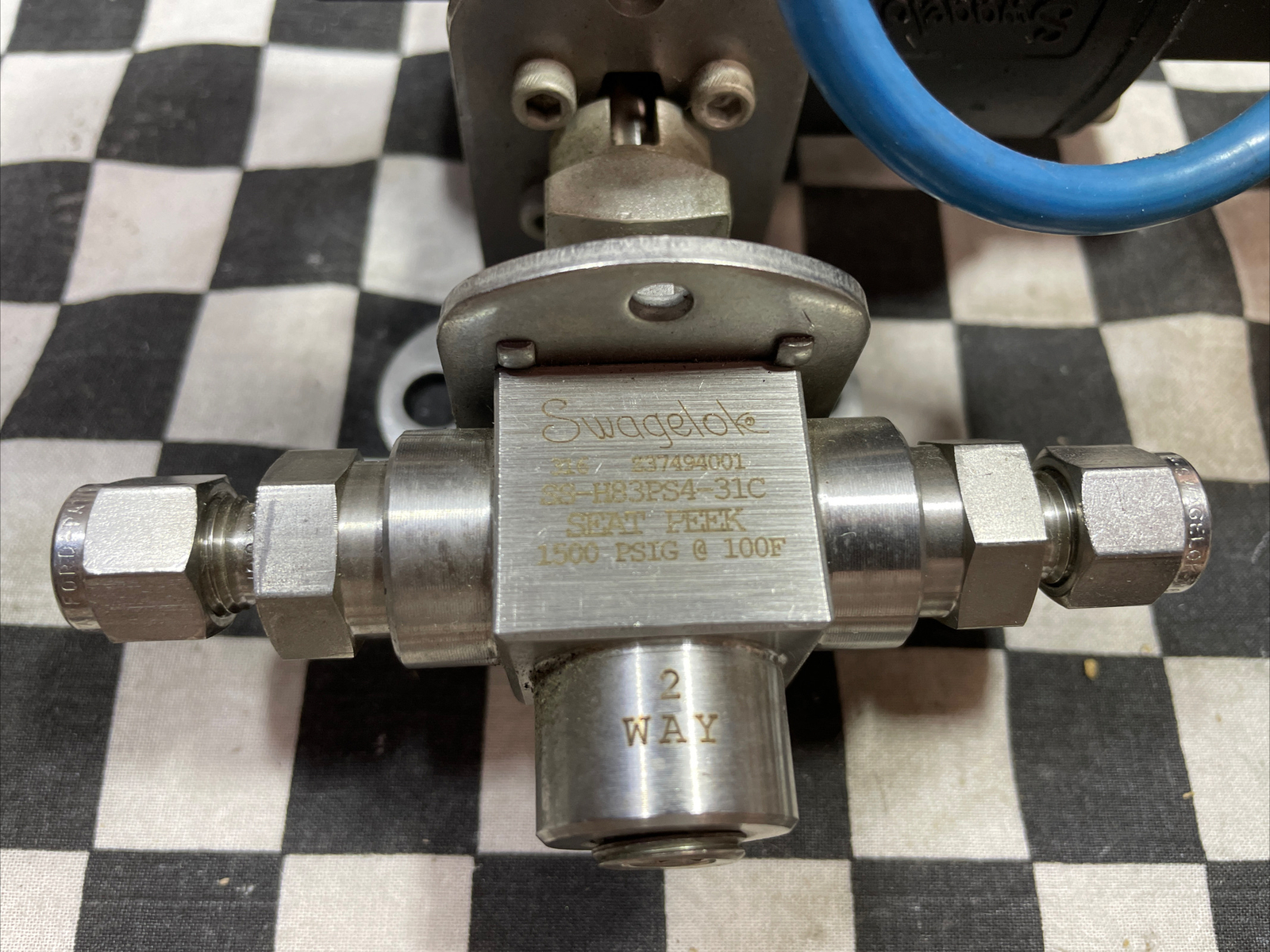 2 SET, SWAGELOK High Pressure Ball Valve SS-H83PS4-31C, MS-131-SR, CAT33P-120-R