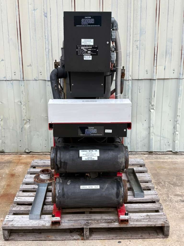 Multistack Water Cooled Chiller Model MS50B1A2W S/N: 11 08 20 w/ SWEP B45X60