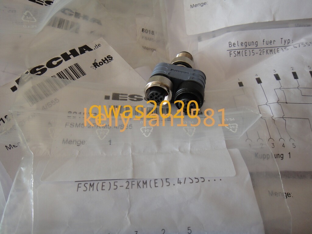 1pc New ESCHA connector FSM5-2FKM5.4/S55