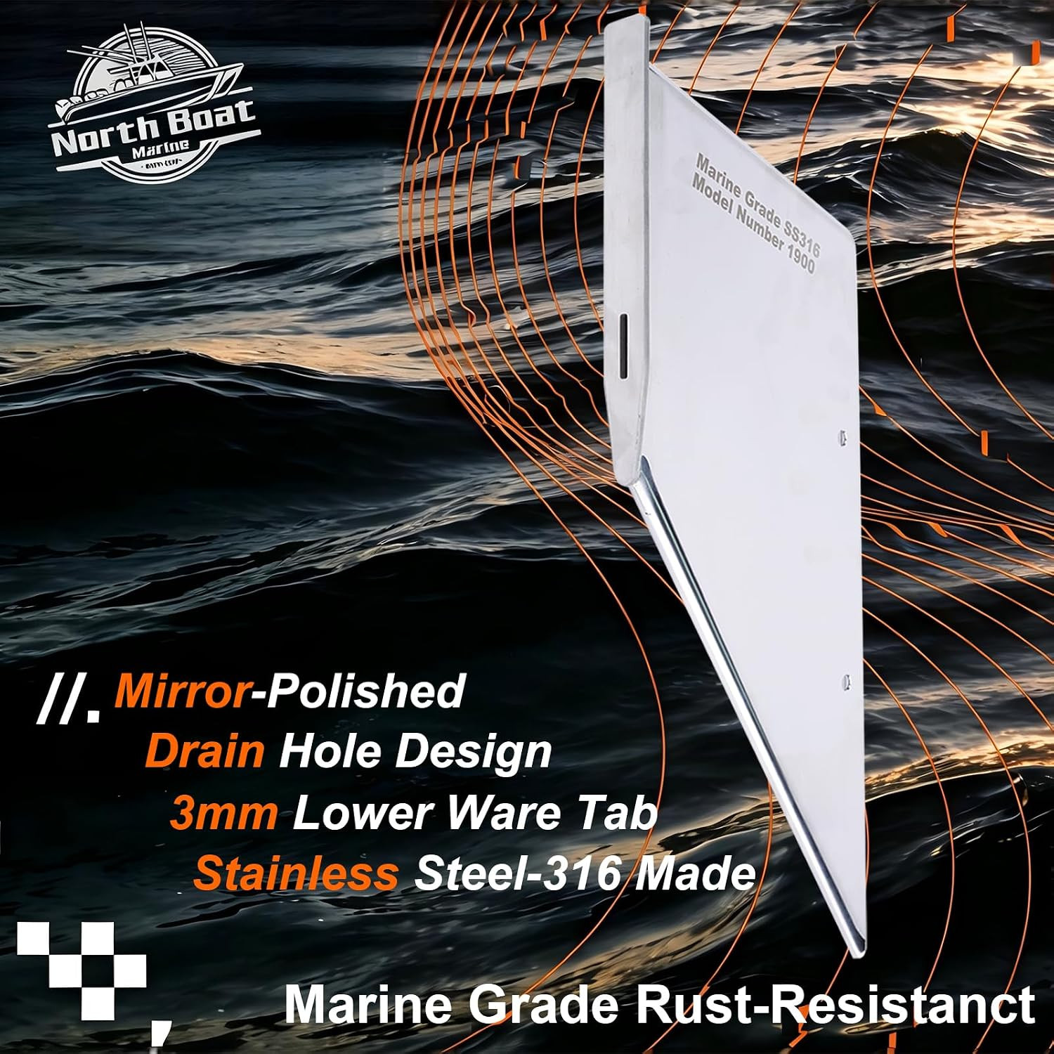 35-SS610 Skeg Guard for Mercruiser Alpha 1 Generation 2 Sterndrive Motor | Outdr