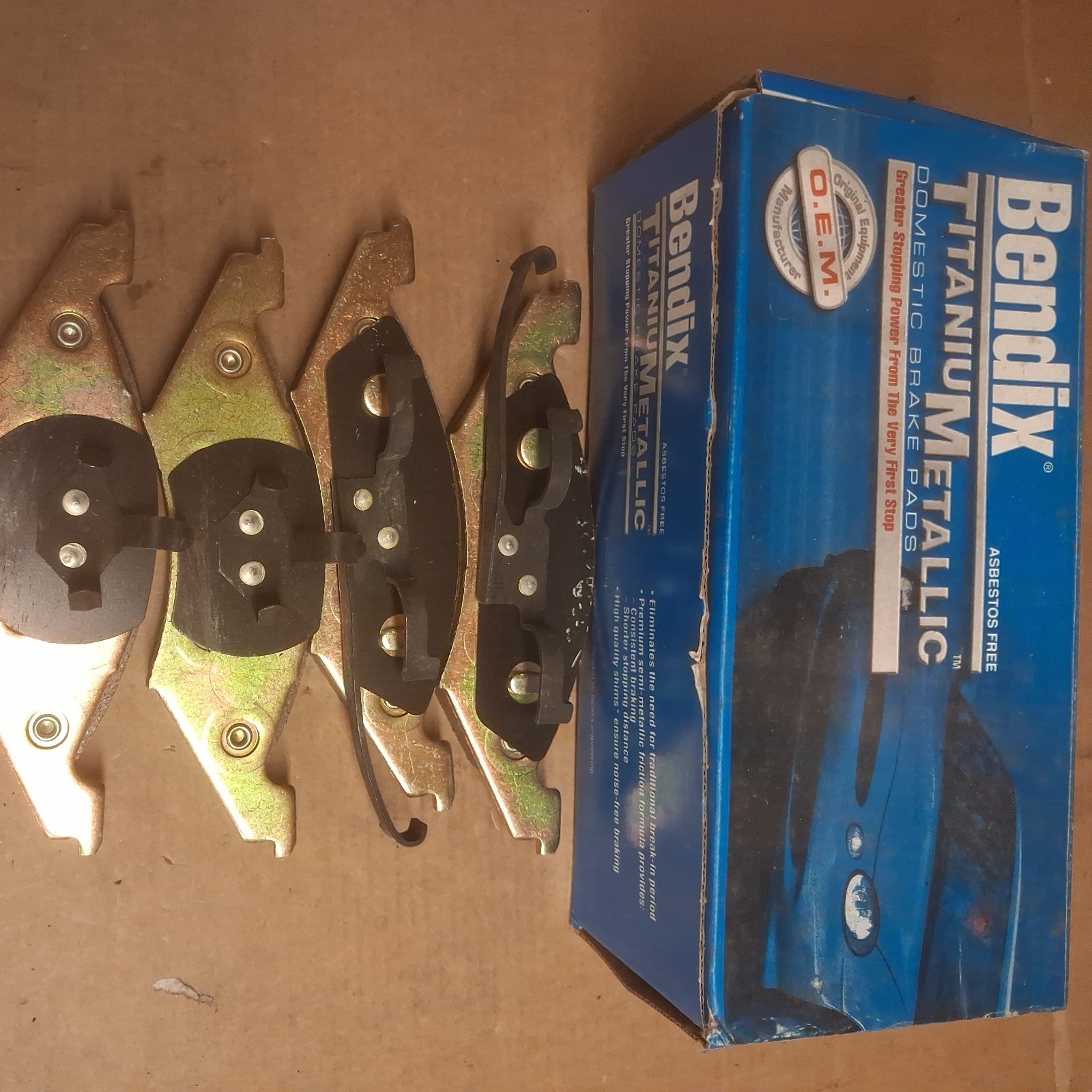 front metalic Brake Pads Bendix MkD257 84-91Ford Escort, 84-94 Tempo, Mercury