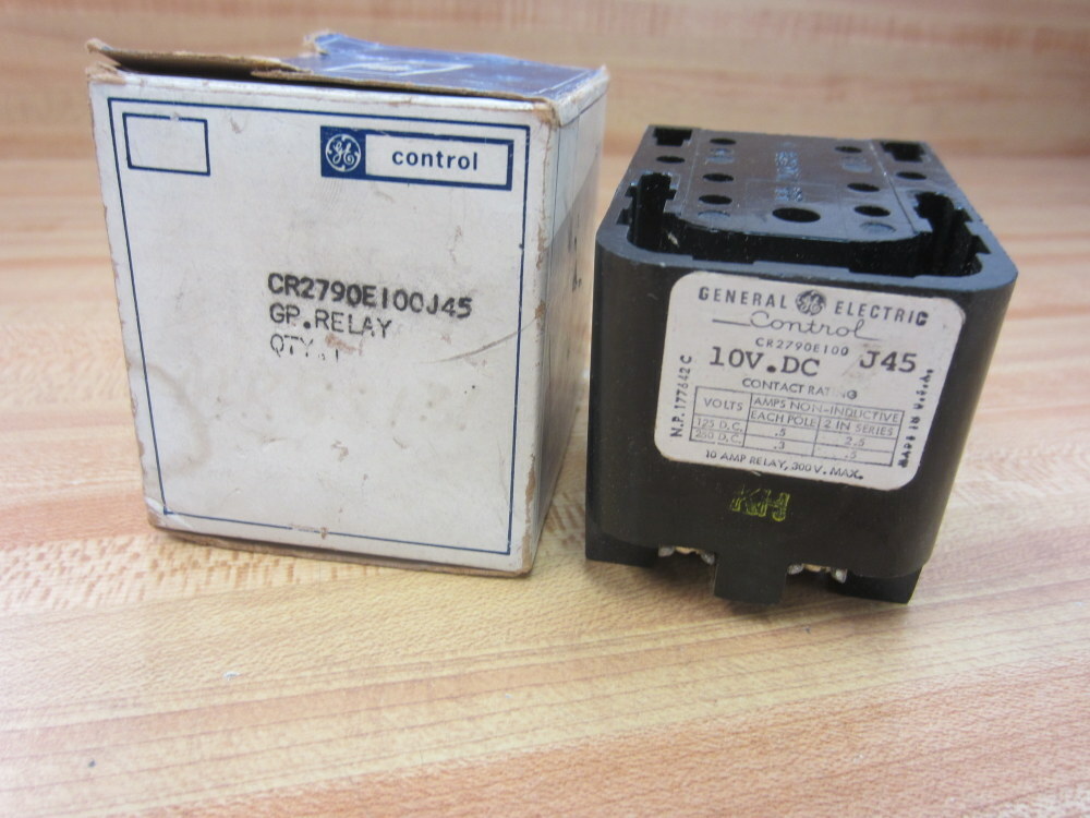 General Electric CR2790E100J45 GE GP 10A Relay 300V