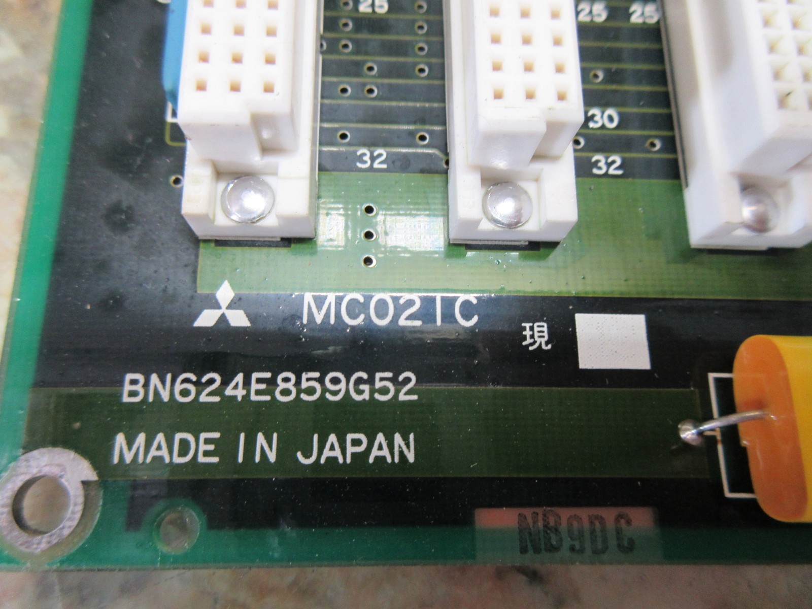 MITSUBISHI CIRCUIT BOARD MC021C BN624E859G52 NB9DC CNC WARRANTY MC021 C